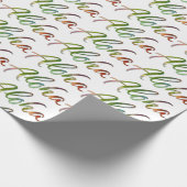 Aloha - Natuur belettering wit - Hawaii Hawai'i Cadeaupapier (Hoek)