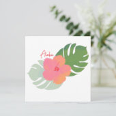 Aloha Notecard (Staand voorkant)