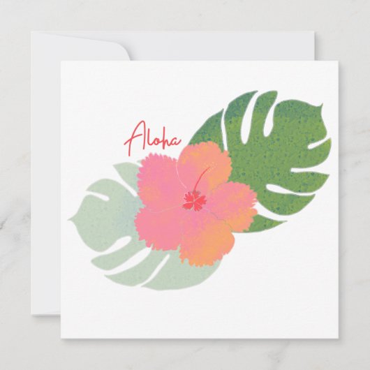 Aloha Notecard (Voorkant)