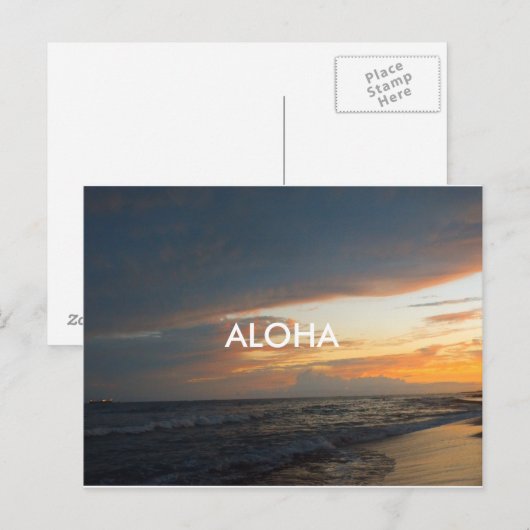 Aloha, Oahu. Briefkaart (Voorkant / Achterkant)