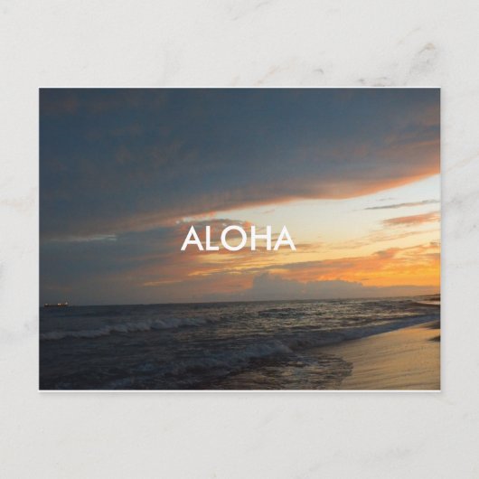 Aloha, Oahu. Briefkaart (Voorkant)