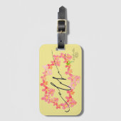 Aloha Orchide Lei Bagage Labels / Bag Labels - Gee (Voorkant (verticaal))