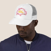 Aloha Orchidee Lei Trucker Hoed Pet (In situ)