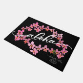 Aloha Orchidee Welkommat Deurmat (Schuin)