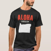 Aloha Oregon USA T-shirt (Voorkant)