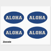 Aloha Ovale Sticker (Vel)