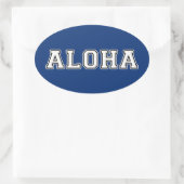 Aloha Ovale Sticker (Tas)