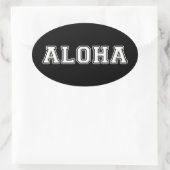 Aloha Ovale Sticker (Tas)