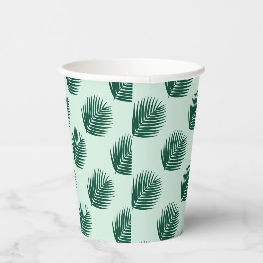 Aloha Palm Leaves Papieren Bekers (Rechts)