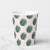 Aloha Palm Leaves Papieren Bekers (Achterkant)