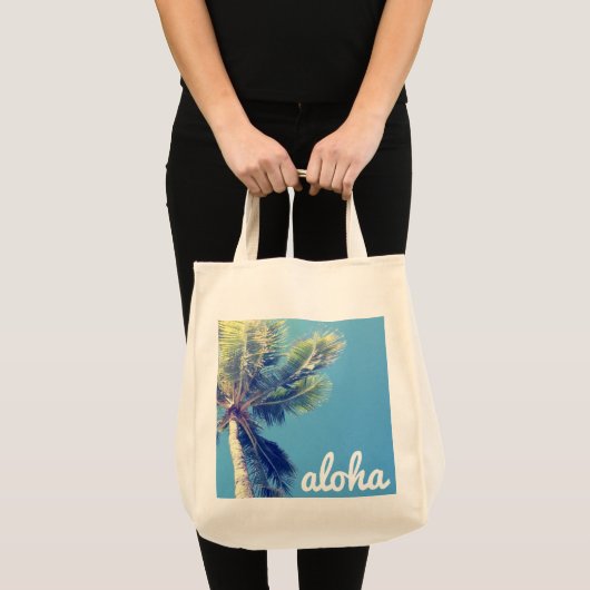 Aloha Palm Tote Bag (Voorkant (product))