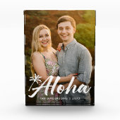 Aloha Palm Tree vakantiefoto Fotoblokken (Voorkant)