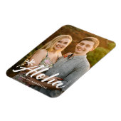 Aloha Palm Tree vakantiefoto Magneet (Linkerzijde)