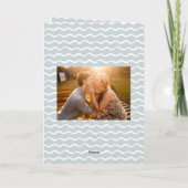 Aloha palmboom 2 foto feestdagen kaart (Achterkant)