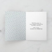 Aloha palmboom 2 foto feestdagen kaart (Binnen)