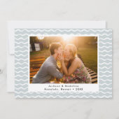 Aloha palmboom 2 foto feestdagenkaart (Achterkant)