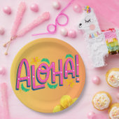 Aloha Paper borden Papieren Bordje (Feest)
