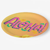 Aloha Paper borden Papieren Bordje (Gekanteld)