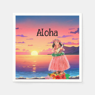Aloha papieren feestservetten servet