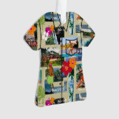 Aloha Paradise Hawaiian Briefkaart Aloha Shirt Ornament (voorkant)