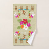 Aloha Paradise Hawaiian  Briefkaart Bad Handdoek (Handdoek)