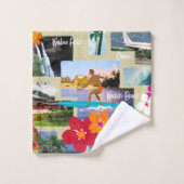 Aloha Paradise Hawaiian  Briefkaart Bad Handdoek (Wasdoekje)
