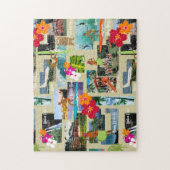 Aloha Paradise Hawaiian  Briefkaart Legpuzzel (Verticaal)