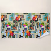 Aloha Paradise Hawaiian  Briefkaart Strandlaken (Voorkant)