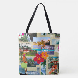 Aloha Paradise Hawaiian  Briefkaart Tote Bag