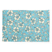 Aloha Patchwork Hawaiian Tropische Prints - Blauwg Kussensloop (Achterkant)