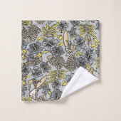 Aloha Patchwork Hawaiian Tropische Prints - Neutra Bad Handdoek (Wasdoekje)