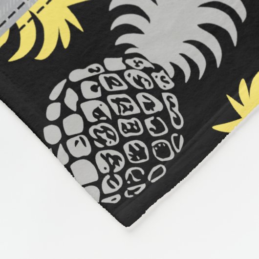 Aloha Patchwork Hawaiian Tropische Prints - Neutra Fleece Deken (Hoek)