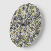 Aloha Patchwork Hawaiian Tropische Prints - Neutra Grote Klok (Hoek)