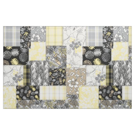 Aloha Patchwork Hawaiian Tropische Prints - Neutra Stof (Fat Quarter)