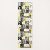 Aloha Patchwork Hawaiian Tropische Prints - Neutra Yogamat (Voorkant)