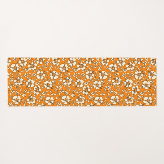 Aloha Patchwork Hawaiian Tropische Prints - Violet Yogamat (Achterkant (horizontaal))