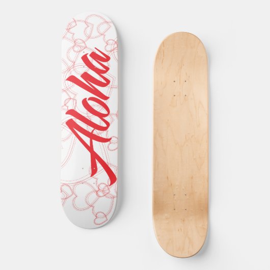 ALOHA PERSOONLIJK SKATEBOARD (Voorkant)