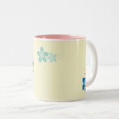 Aloha Pickleball Tweekleurige Koffiemok (Voorkant rechts)