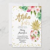 Aloha Pineapple 40e verjaardag uitnodiging (Voorkant)