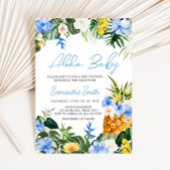 Aloha Pineapple Baby Shower Kaart