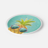 Aloha Pineapple Birthday Paper Bord Tropische Luau (Gekanteld)