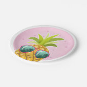 Aloha Pineapple Birthday Paper Bord Tropische Luau (Gekanteld)