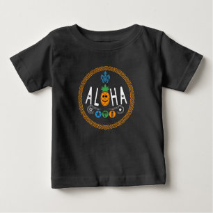 Aloha Pineapple Design - Baby Fine Jersey T-Shirt