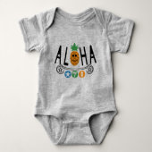 Aloha Pineapple Design - Baby Jersey Bodysuit (Voorkant)