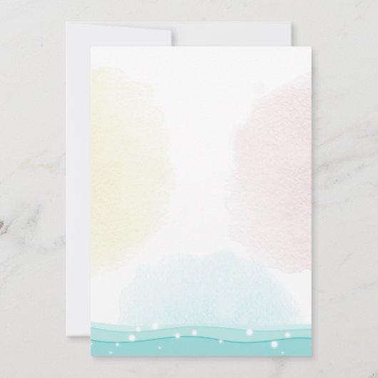 Aloha Pineapple Flamingo Birthday Invitation Pink Kaart (Achterkant)