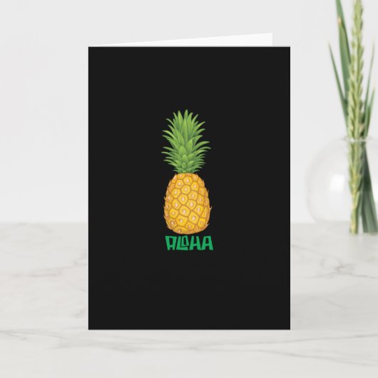 Aloha Pineapple Kaart (Voorkant)