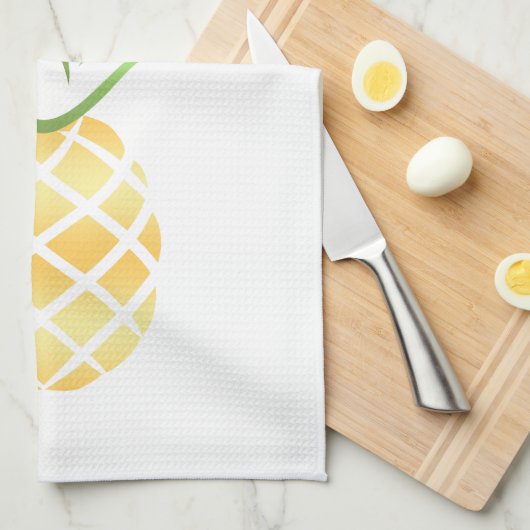 Aloha Pineapple Kitchen Towel Theedoek (Quarter Fold)
