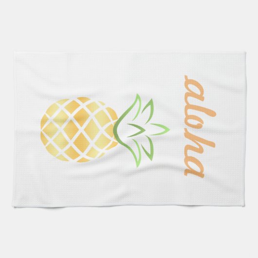 Aloha Pineapple Kitchen Towel Theedoek (Horizontaal)