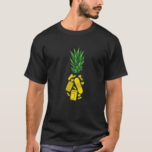 Aloha Pineapple Pharmacist Stuff T-shirt (Voorkant)