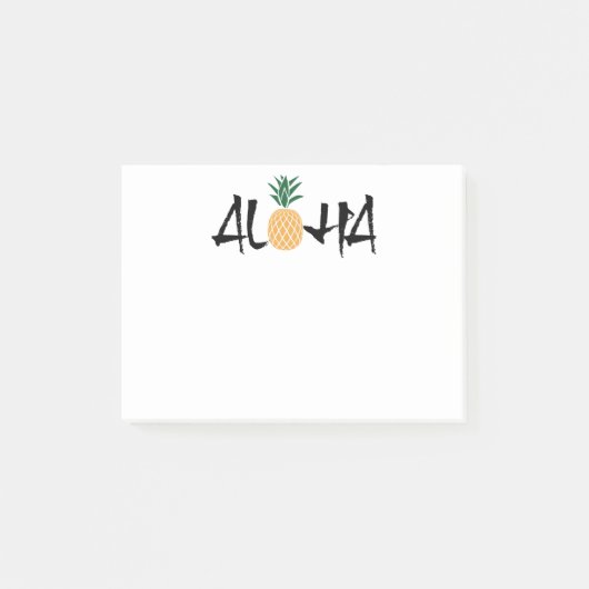 Aloha Pineapple Post-it Post-it® Notes (Voorkant)